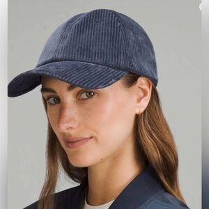 Lululemon Corduroy Baseball Cap True Blue Adjustable Sporty